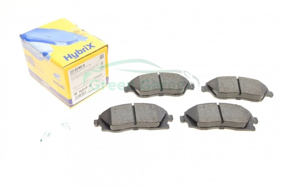 Гальмівні колодки, дискове гальмо (набір) METELLI 2203400 (фото 1)