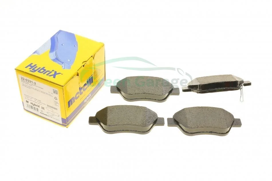 Гальмівні колодки, дискове гальмо (набір) METELLI 2203212 (фото 1)