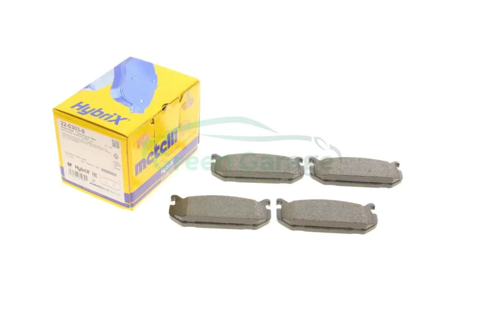 Гальмівні колодки, дискове гальмо (набір) METELLI 2203030 (фото 1)