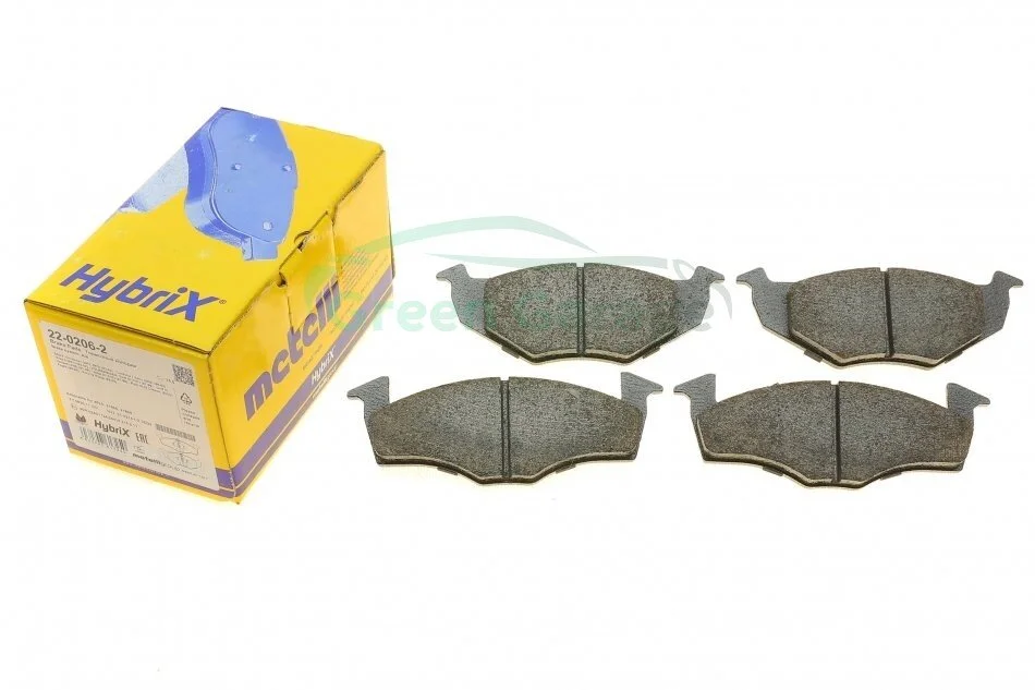 Гальмівні колодки, дискове гальмо (набір) METELLI 2202062 (фото 1)