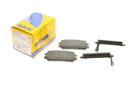 Гальмівні колодки, дискове гальмо (набір) METELLI 2201510