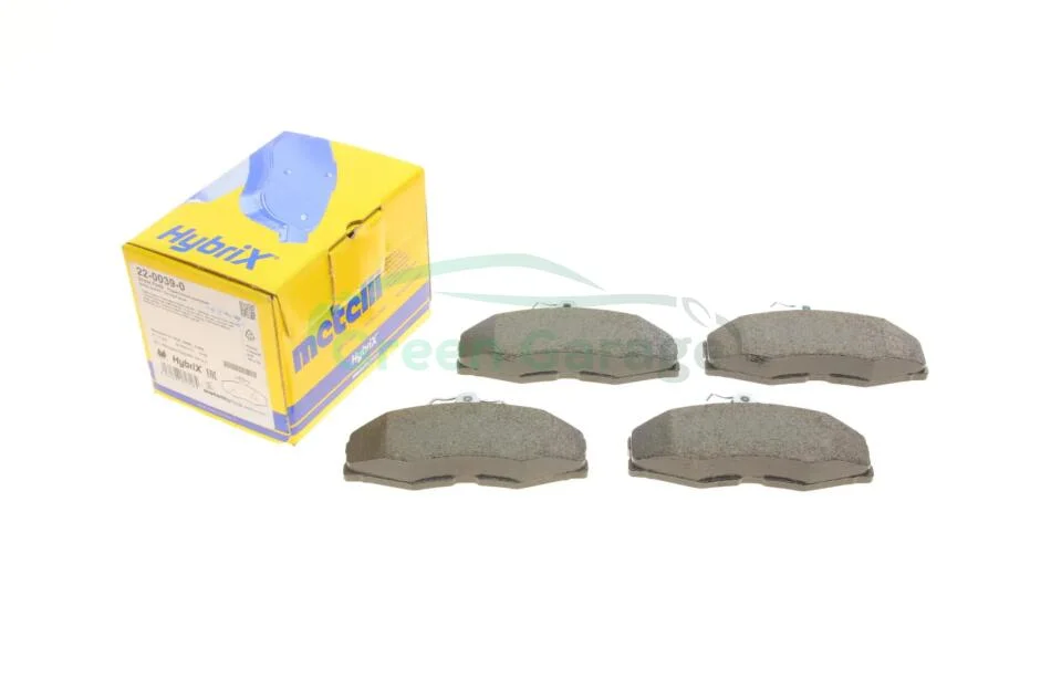 Гальмівні колодки, дискове гальмо (набір) METELLI 2200390 (фото 1)