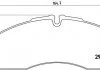 Гальмівні колодки, дискове гальмо (набір) BREMBO PA6022 (фото 1)