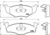 Гальмівні колодки, дискове гальмо (набір) BREMBO P85031 (фото 1)