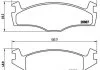 Гальмівні колодки, дискове гальмо (набір) BREMBO P85024 (фото 1)