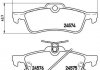 Гальмівні колодки, дискове гальмо (набір) BREMBO P83087 (фото 1)