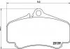 Гальмівні колодки, дискове гальмо (набір) BREMBO P65011 (фото 1)