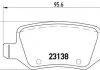 Гальмівні колодки, дискове гальмо (набір) BREMBO P50058 (фото 1)
