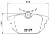 Гальмівні колодки, дискове гальмо (набір) BREMBO P23026 (фото 1)