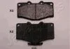 Гальмівні колодки, дискове гальмо (набір) JAPANPARTS PA255AF (фото 1)