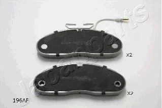 Гальмівні колодки, дискове гальмо (набір) JAPANPARTS PA196AF