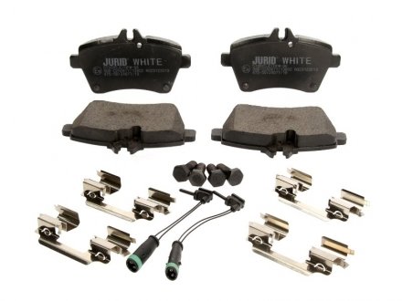 Гальмівні колодки, дискове гальмо (набір) JURID 573265JC