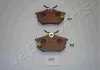 Гальмівні колодки, дискове гальмо (набір) JAPANPARTS PP507AF (фото 1)