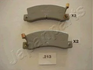 Гальмівні колодки, дискове гальмо (набір) JAPANPARTS PP213AF (фото 1)