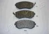 Гальмівні колодки, дискове гальмо (набір) JAPANPARTS PA706AF (фото 1)