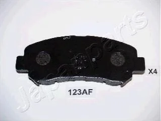 Гальмівні колодки, дискове гальмо (набір) JAPANPARTS PA123AF (фото 1)