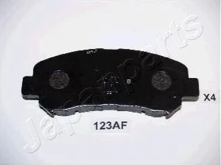 Гальмівні колодки, дискове гальмо (набір) JAPANPARTS PA123AF