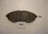 Гальмівні колодки, дискове гальмо (набір) JAPANPARTS PAW07AF (фото 1)