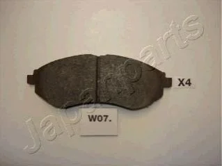 Гальмівні колодки, дискове гальмо (набір) JAPANPARTS PAW07AF