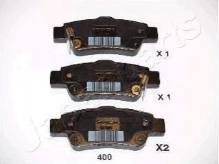 Гальмівні колодки, дискове гальмо (набір) JAPANPARTS PP400AF (фото 1)