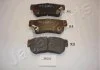 Гальмівні колодки, дискове гальмо (набір) JAPANPARTS PPH04AF (фото 1)