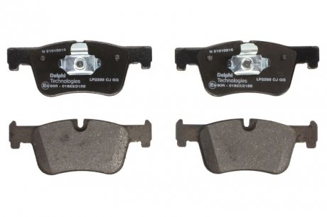 Гальмівні колодки, дискове гальмо (набір) DELPHI LP2285