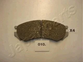 Гальмівні колодки, дискове гальмо (набір) JAPANPARTS PA010AF (фото 1)