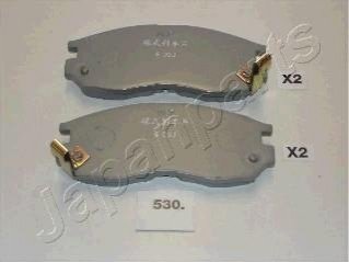 Гальмівні колодки, дискове гальмо (набір) JAPANPARTS PA530AF