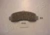 Гальмівні колодки, дискове гальмо (набір) JAPANPARTS PA012AF (фото 1)