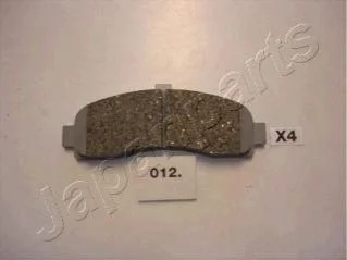 Гальмівні колодки, дискове гальмо (набір) JAPANPARTS PA012AF