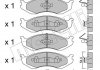Гальмівні колодки, дискове гальмо (набір) METELLI 2202180 (фото 2)