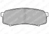 Гальмівні колодки, дискове гальмо (набір) DELPHI LP963 (фото 1)