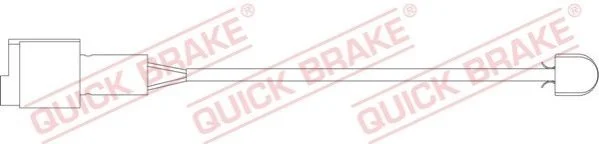 Датчик зносу гальмівних колодок(дискових) QUICK BRAKE WS0148A (фото 1)