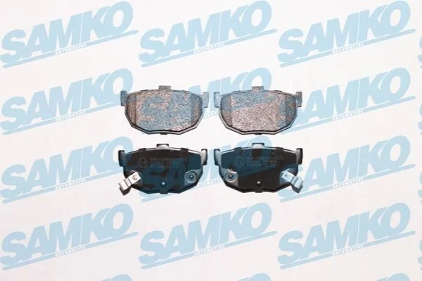 Гальмівні колодки, дискове гальмо (набір) SAMKO 5SP089 (фото 1)