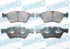 Гальмівні колодки, дискове гальмо (набір) SAMKO 5SP1253 (фото 1)