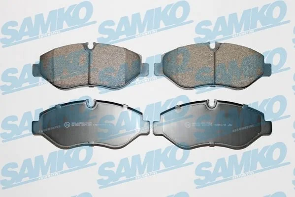 Гальмівні колодки, дискове гальмо (набір) SAMKO 5SP1275 (фото 1)