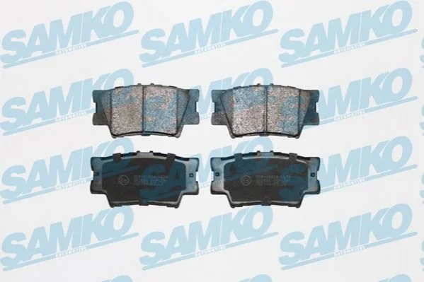 Гальмівні колодки, дискове гальмо (набір) SAMKO 5SP1281 (фото 1)