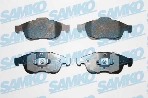 Гальмівні колодки, дискове гальмо (набір) SAMKO 5SP1493 (фото 1)