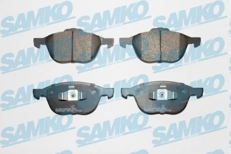 Гальмівні колодки, дискове гальмо (набір) SAMKO 5SP1627