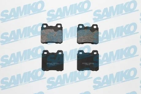 Гальмівні колодки, дискове гальмо (набір) SAMKO 5SP333