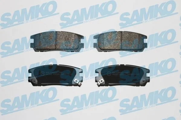 Гальмівні колодки, дискове гальмо (набір) SAMKO 5SP524 (фото 1)