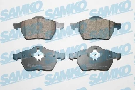 Гальмівні колодки, дискове гальмо (набір) SAMKO 5SP639