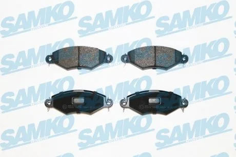 Гальмівні колодки, дискове гальмо (набір) SAMKO 5SP708
