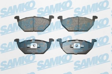 Гальмівні колодки, дискове гальмо (набір) SAMKO 5SP730