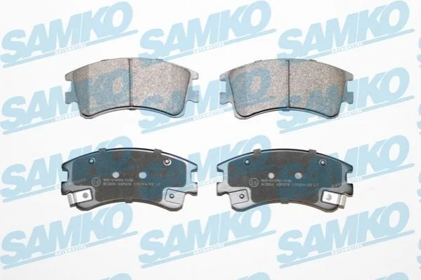 Гальмівні колодки, дискове гальмо (набір) SAMKO 5SP878 (фото 1)