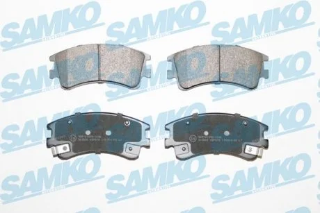 Гальмівні колодки, дискове гальмо (набір) SAMKO 5SP878