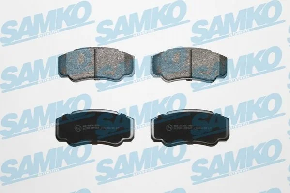Гальмівні колодки, дискове гальмо (набір) SAMKO 5SP885 (фото 1)