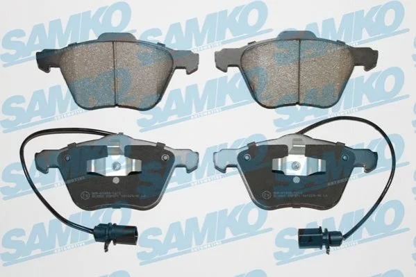 Гальмівні колодки, дискове гальмо (набір) SAMKO 5SP971 (фото 1)