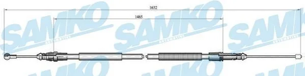 Тросовий привод, стоянкове гальмо SAMKO C1040B (фото 1)