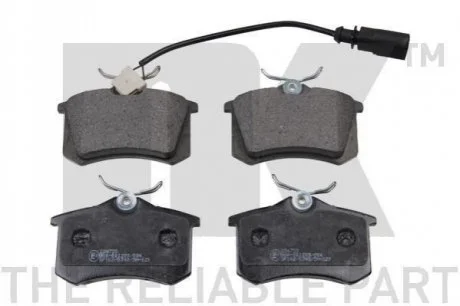 Гальмівні колодки, дискове гальмо (набір) NK 224755